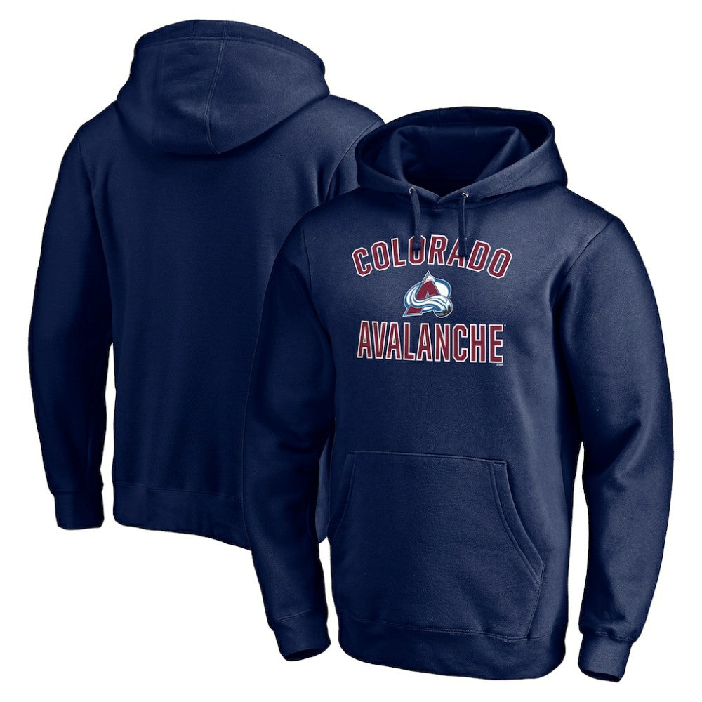 Colorado Avalanche Victory Arch Pullover Hoodie - Navy Hoodies