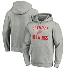 Detroit Red Wings Victory Arch Pullover Hoodie - Gray Hoodies