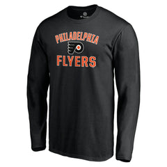 Philadelphia Flyers Victory Arch Long Sleeve T-Shirt - Black T-shirts