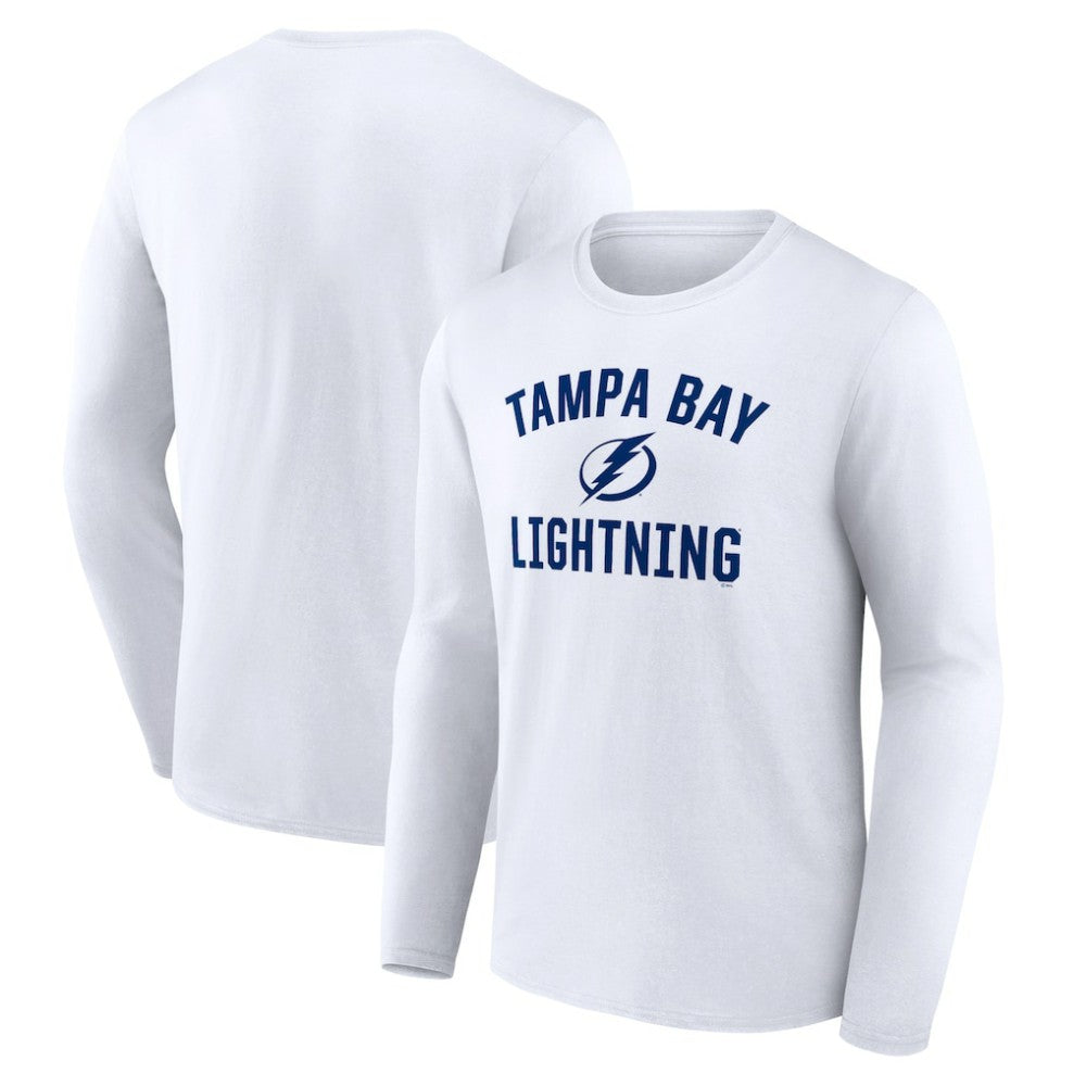 Tampa Bay Lightning Victory Arch Long Sleeve T-Shirt - White T-shirts