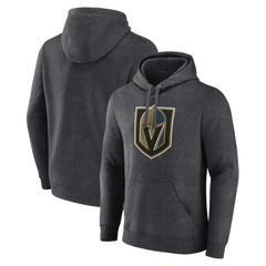 Vegas Golden Knights Primary Logo Pullover Hoodie - Charcoal Hoodies