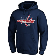Washington Capitals Primary Logo Pullover Hoodie - Navy Hoodies