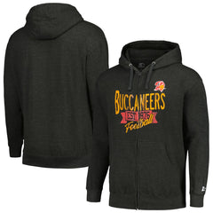 Tampa Bay Buccaneers Starter Gridiron Classics Post Season Full-Zip Hoodie - Charcoal sale