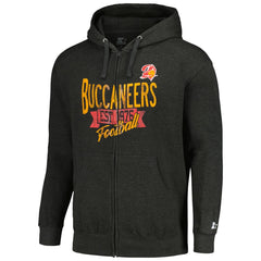 Tampa Bay Buccaneers Starter Gridiron Classics Post Season Full-Zip Hoodie - Charcoal sale