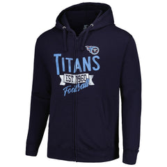 Tennessee Titans Starter Domestic Post Season Full-Zip Hoodie - Navy outlet