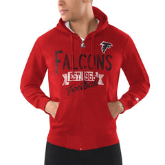 Atlanta Falcons Starter Domestic Post Season Full-Zip Hoodie - Red discount
