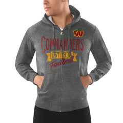Washington Commanders Starter Domestic Post Season Full-Zip Hoodie - Charcoal for sale
