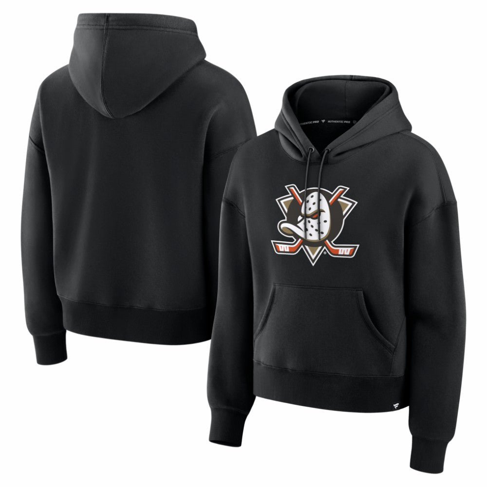 Anaheim Ducks Fanatics Women's Essential Hoodie - Black Hoodies