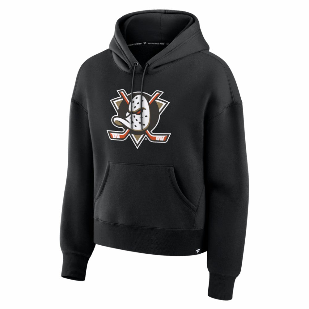 Anaheim Ducks Fanatics Women's Essential Hoodie - Black Hoodies