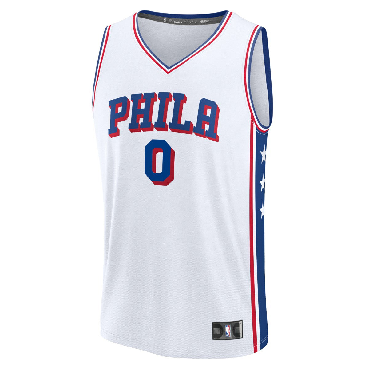 Tyrese Maxey Philadelphia 76ers Fast Break Replica Player Jersey - Association Edition - White on sale