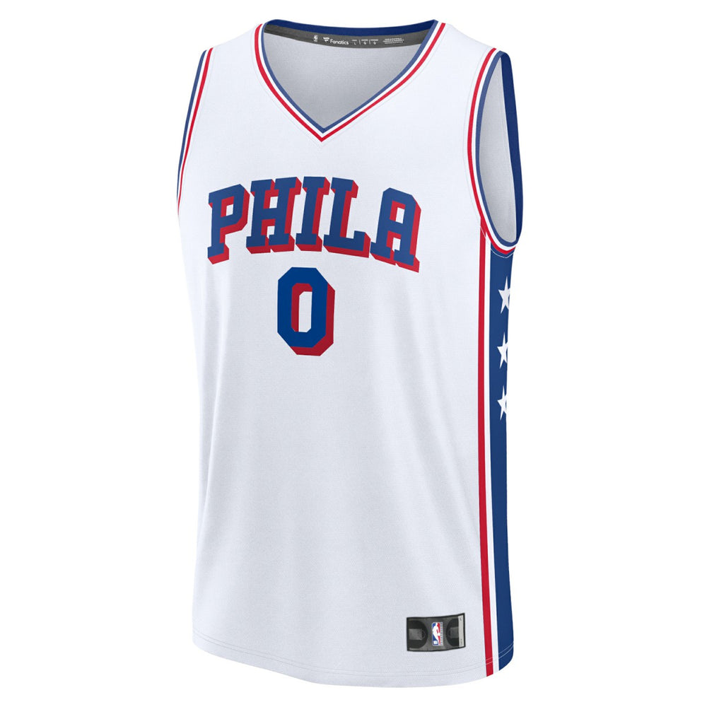 Tyrese Maxey Philadelphia 76ers Fast Break Replica Player Jersey - Association Edition - White on sale