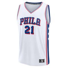 Joel Embiid Philadelphia 76ers Fast Break Replica Player Jersey - Association Edition - White sale