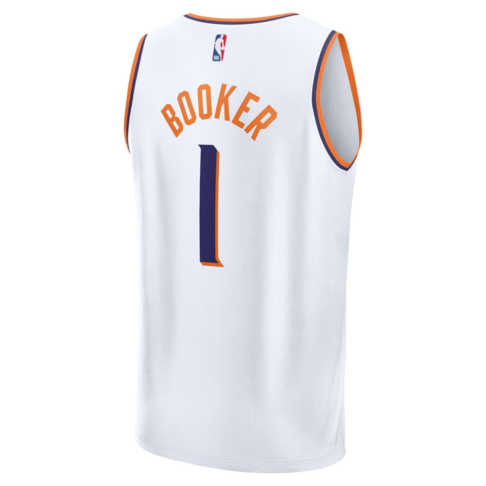 Devin Booker Phoenix Suns Fast Break Replica Player Jersey - Association Edition - White discount