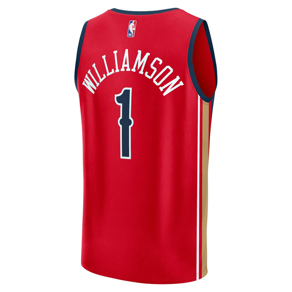 Zion Williamson New Orleans Pelicans Youth Fast Break Player Jersey - Statement Edition - Red for sale