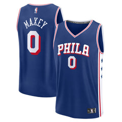 Tyrese Maxey Philadelphia 76ers Fast Break Replica Jersey - Icon Edition - Royal discount