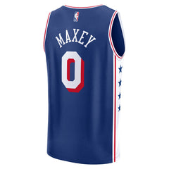 Tyrese Maxey Philadelphia 76ers Fast Break Replica Jersey - Icon Edition - Royal discount