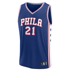 Joel Embiid Philadelphia 76ers Fast Break Replica Jersey - Icon Edition - Royal shop
