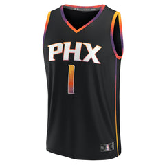 Devin Booker Phoenix Suns Fast Break Replica Player Jersey - Statement Edition - Black shop