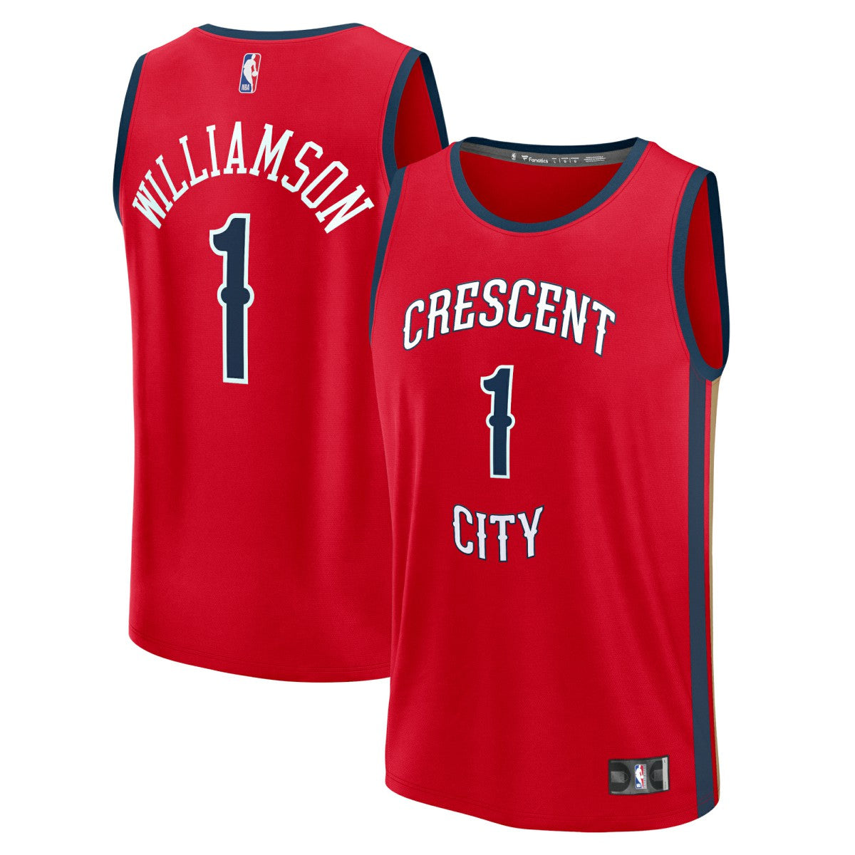 Zion Williamson New Orleans Pelicans Fast Break Replica Player Jersey - Statement Edition - Red online