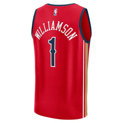 Zion Williamson New Orleans Pelicans Fast Break Replica Player Jersey - Statement Edition - Red online