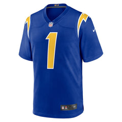 Quentin Johnston Los Angeles Chargers Alternate Game Jersey - Royal discount
