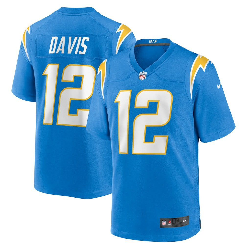 Derius Davis Los Angeles Chargers Team Game Jersey - Powder Blue outlet
