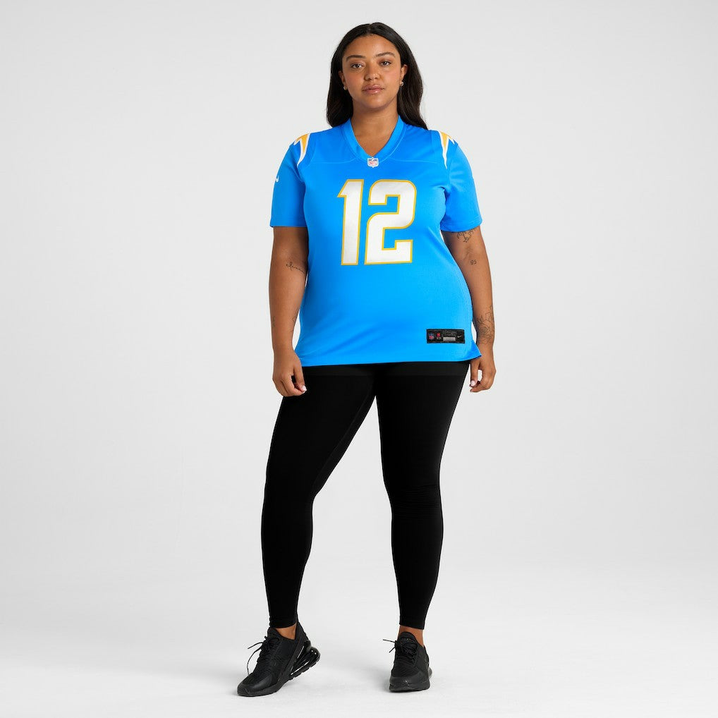Derius Davis Los Angeles Chargers Women's Team Game Jersey - Powder Blue online