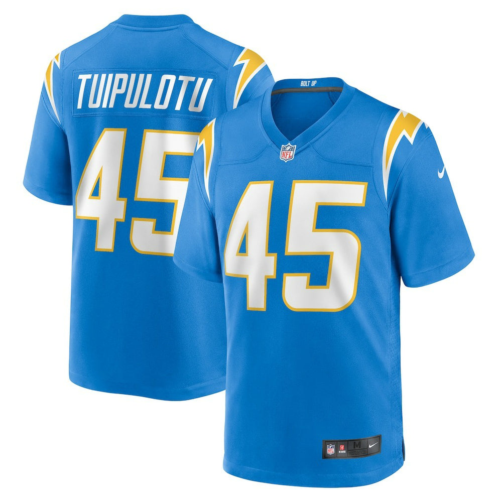 Tuli Tuipulotu Los Angeles Chargers Team Game Jersey - Powder Blue online