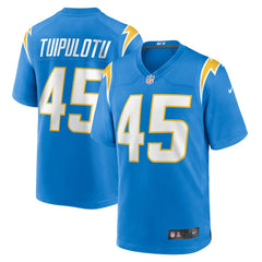 Tuli Tuipulotu Los Angeles Chargers Team Game Jersey - Powder Blue online
