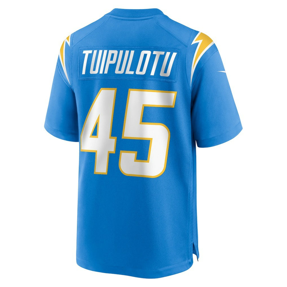 Tuli Tuipulotu Los Angeles Chargers Team Game Jersey - Powder Blue online