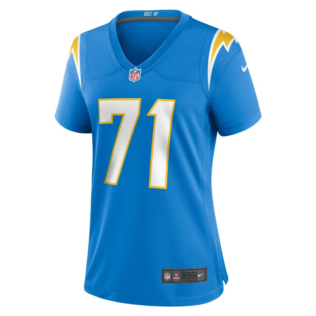 Jordan McFadden Los Angeles Chargers Women's Team Game Jersey - Powder Blue sale