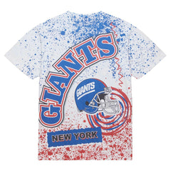 New York Giants Big & Tall Allover Print T-Shirt - White for sale