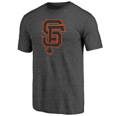 San Francisco Giants Greatest Dad Tri-Blend T-Shirt Heather Charcoal