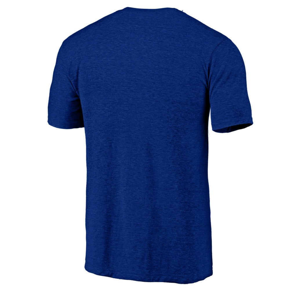 Kansas City Royals Official Logo Tri-Blend T-Shirt Heather Royal
