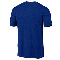 Kansas City Royals Official Logo Tri-Blend T-Shirt Heather Royal