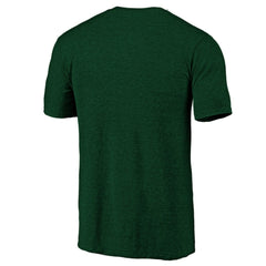 Athletics Official Logo Tri-Blend T-Shirt Heather Green