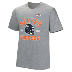 Denver Broncos Tackle Adaptive T-Shirt - Gray discount