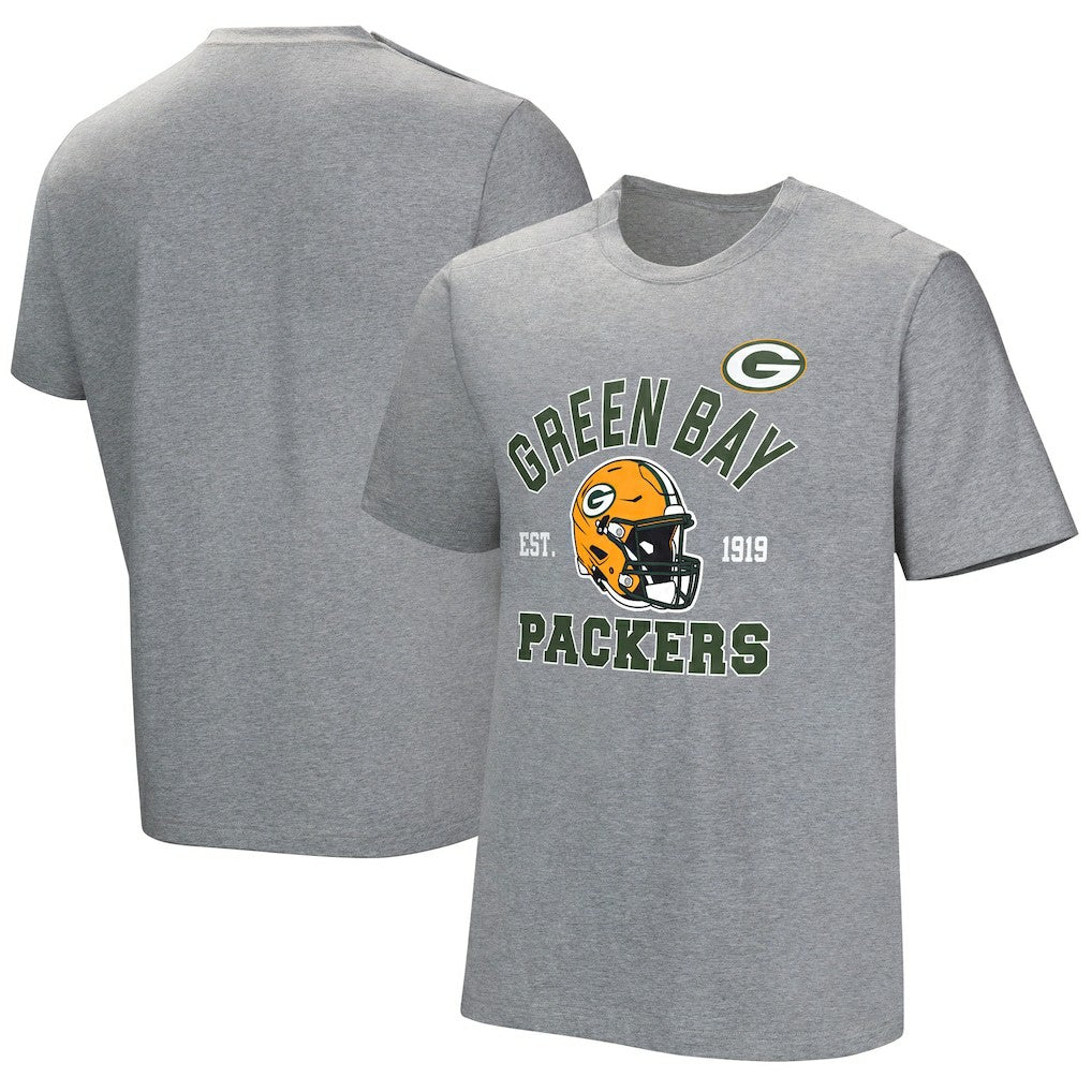 Green Bay Packers Tackle Adaptive T-Shirt - Gray for sale