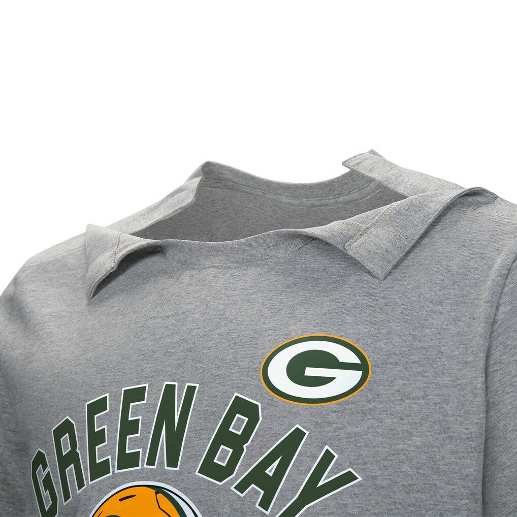 Green Bay Packers Tackle Adaptive T-Shirt - Gray for sale