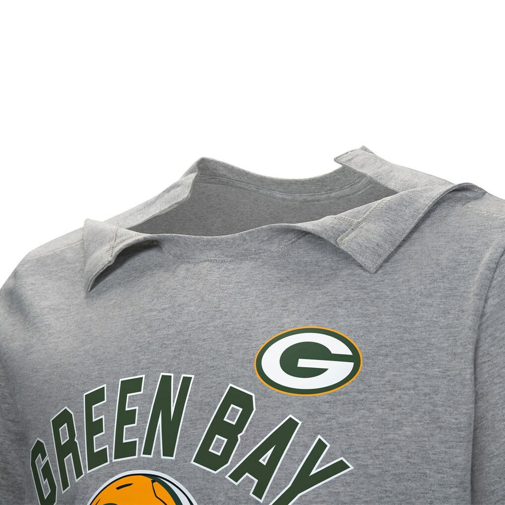 Green Bay Packers Tackle Adaptive T-Shirt - Gray for sale