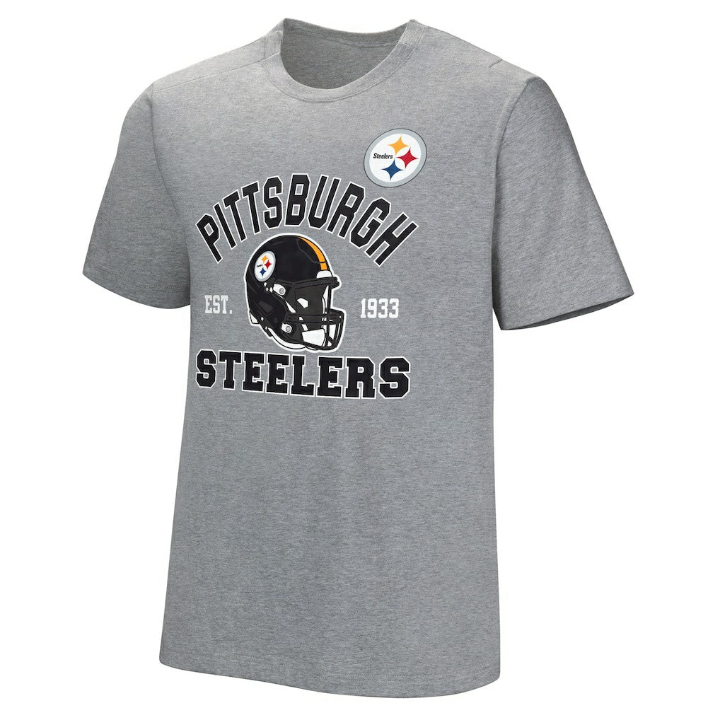 Pittsburgh Steelers Tackle Adaptive T-Shirt - Gray cheap