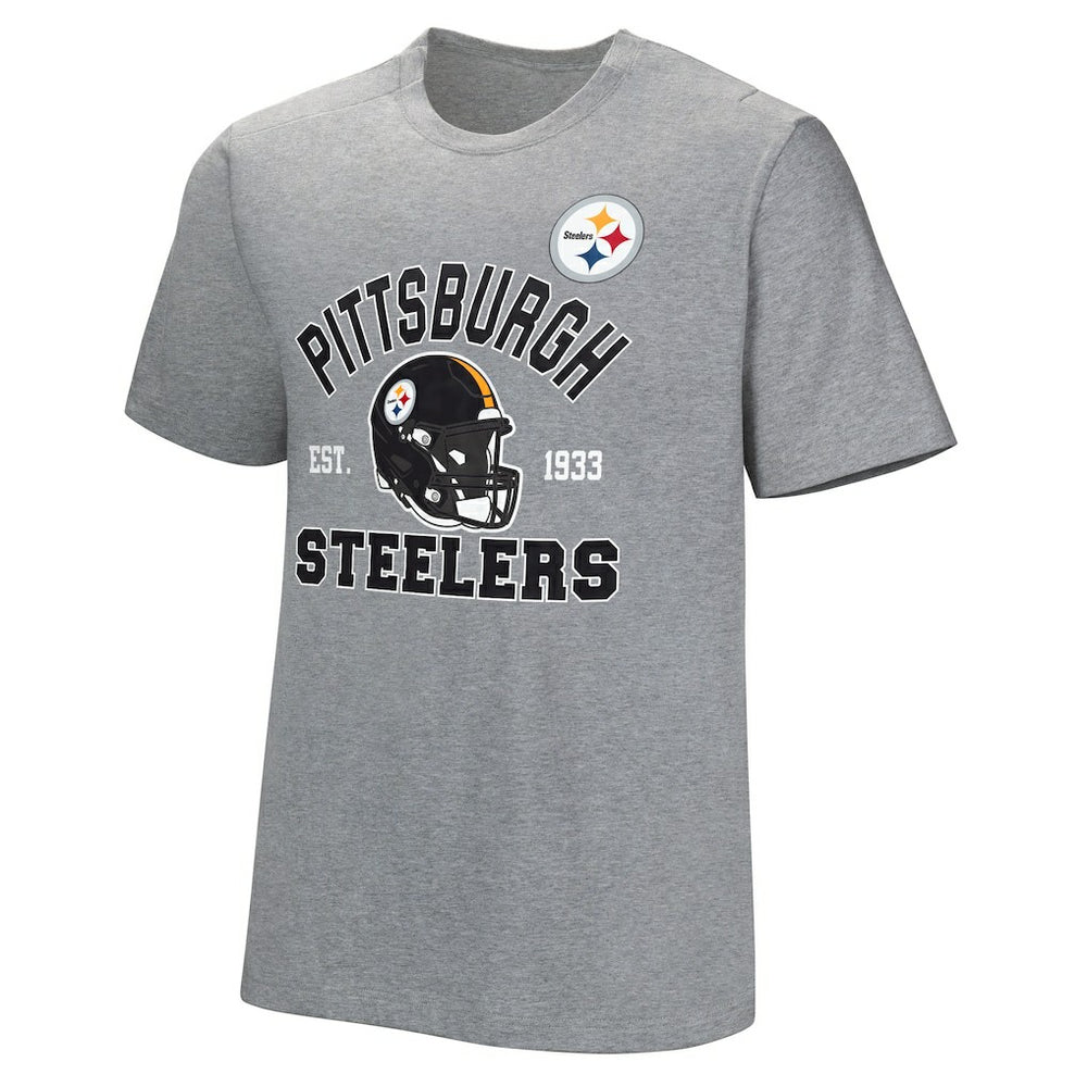 Pittsburgh Steelers Tackle Adaptive T-Shirt - Gray cheap