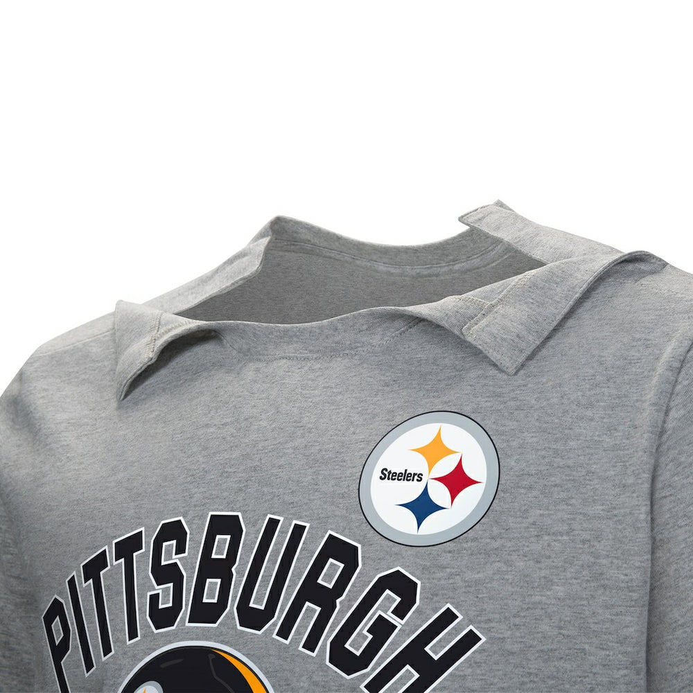 Pittsburgh Steelers Tackle Adaptive T-Shirt - Gray cheap