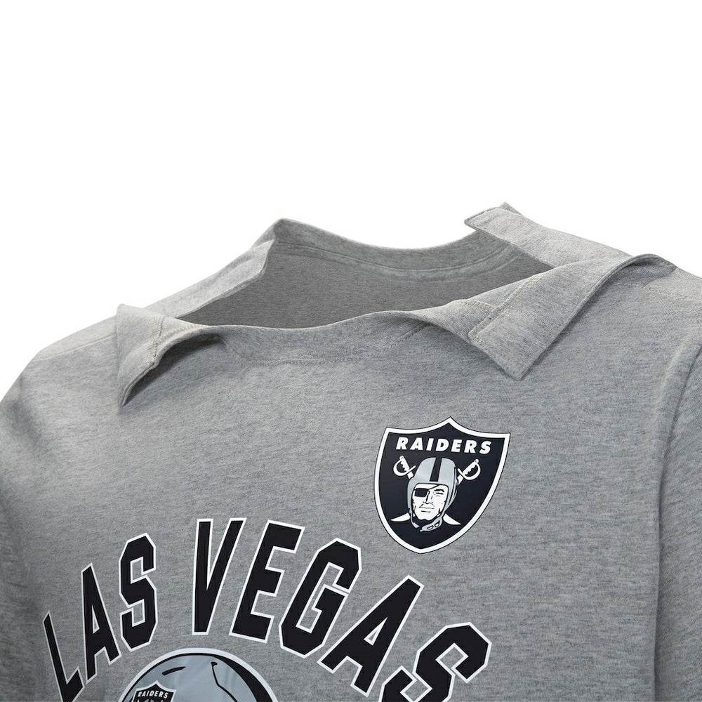 Las Vegas Raiders Tackle Adaptive T-Shirt - Gray on sale