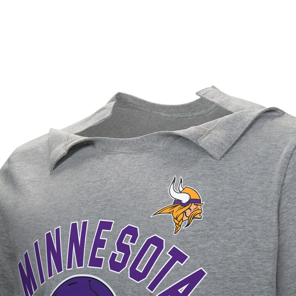 Minnesota Vikings Tackle Adaptive T-Shirt - Gray discount