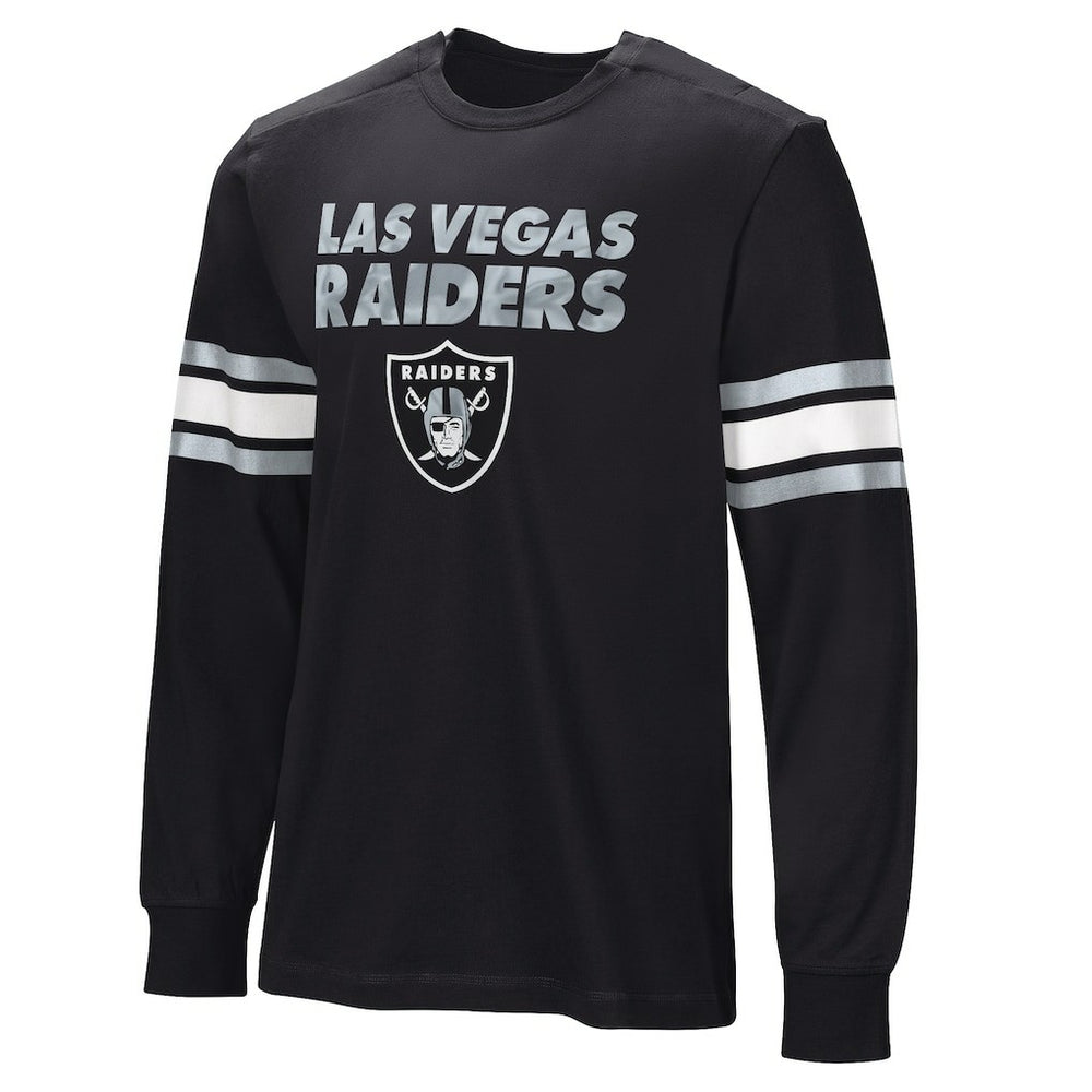 Las Vegas Raiders Hands Off Long Sleeve Adaptive T-Shirt - Black sale