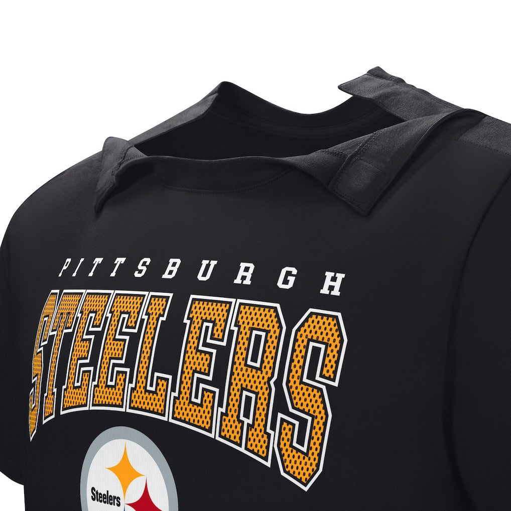 Pittsburgh Steelers Home Team Adaptive T-Shirt - Black for sale