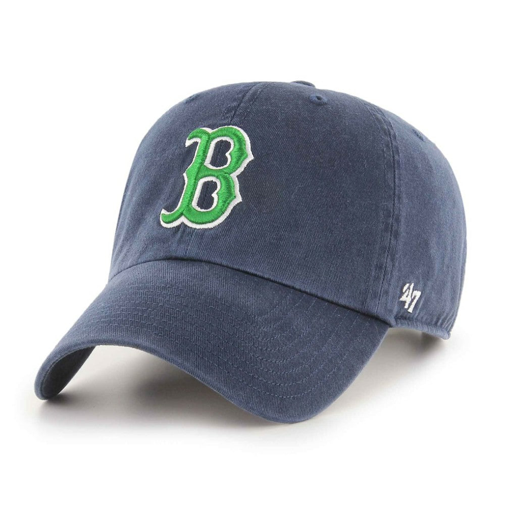 Boston Red Sox St. Pat's Adjustable Hat Navy