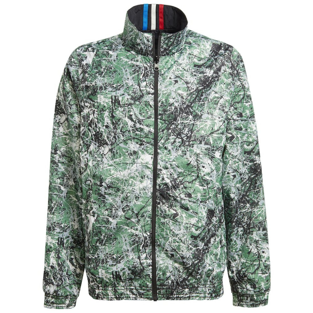 Manchester United x Stone Roses Originals Youth 2023/24 Reversible Anthem Full-Zip Jacket - Black on sale