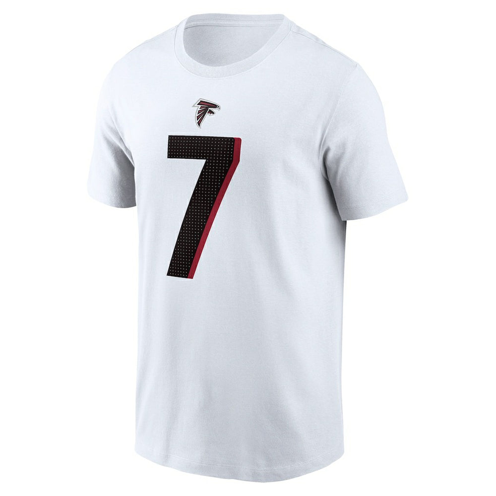 Bijan Robinson Atlanta Falcons Player Name & Number T-Shirt - White discount